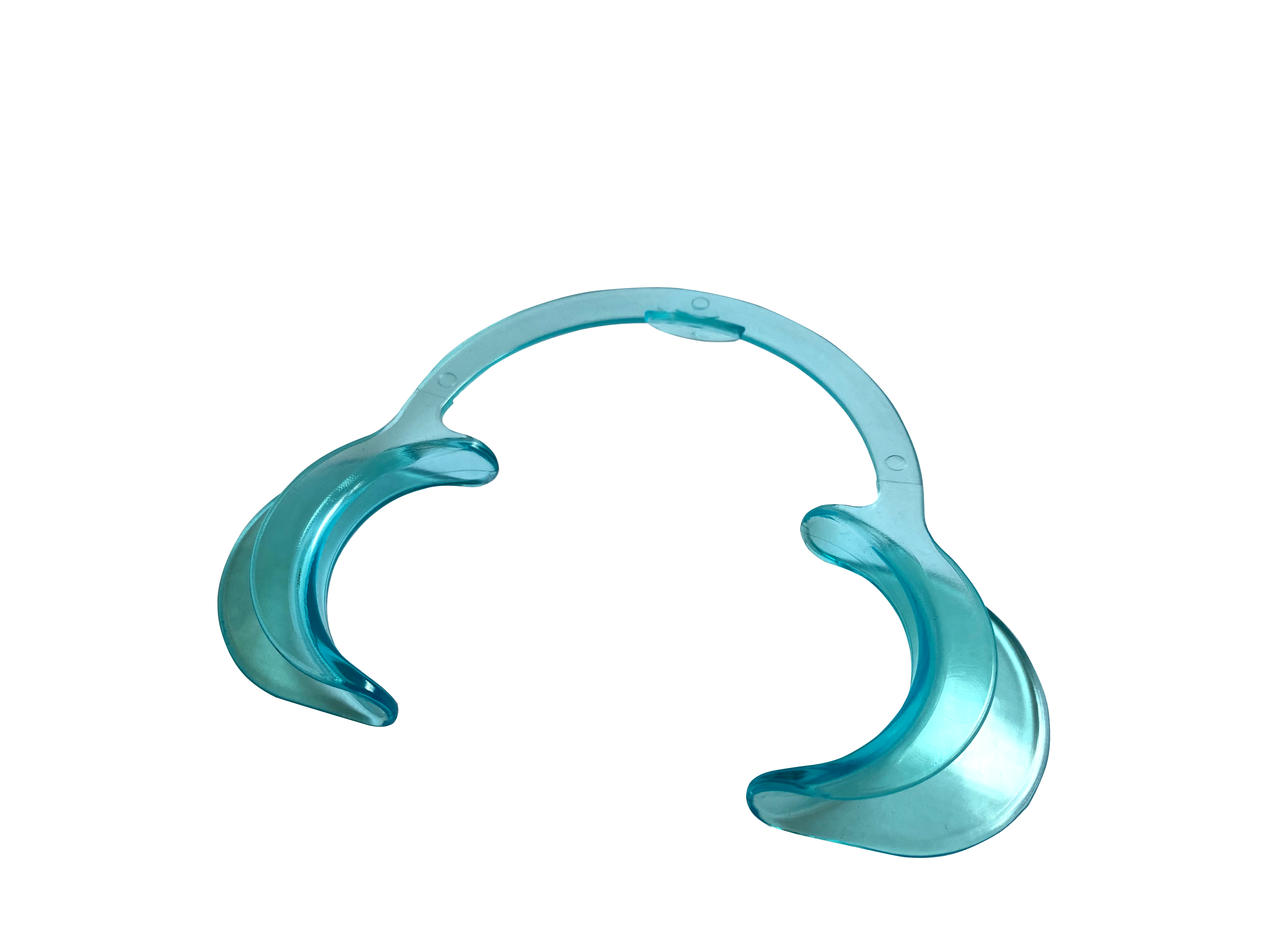 Wangenhalter, blau-transparent