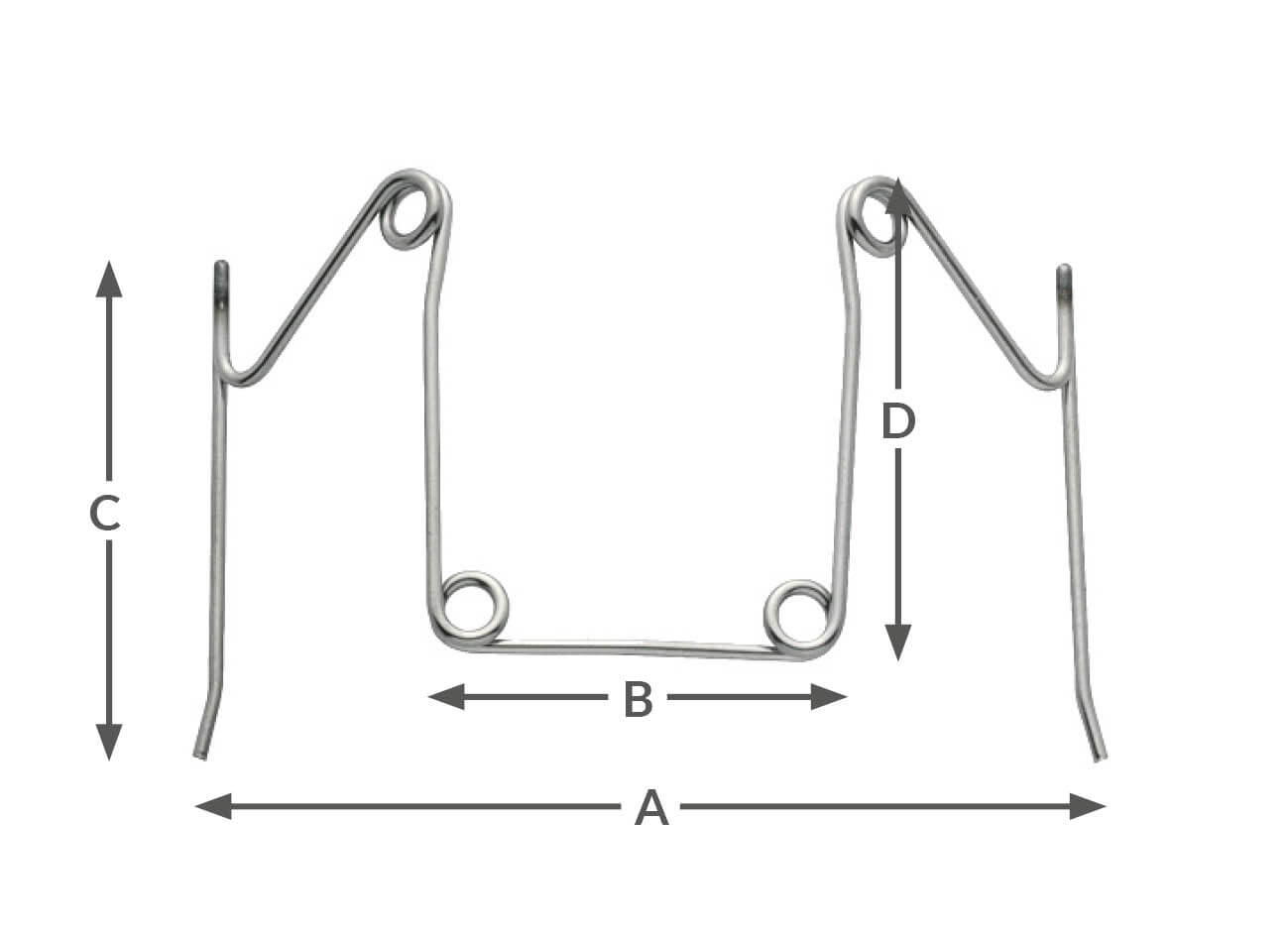 Feder Quad Helix, Größe 3