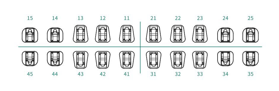 Aplos - Mini-Lingual Tube, 2 mm, 0.017" x 0.019"